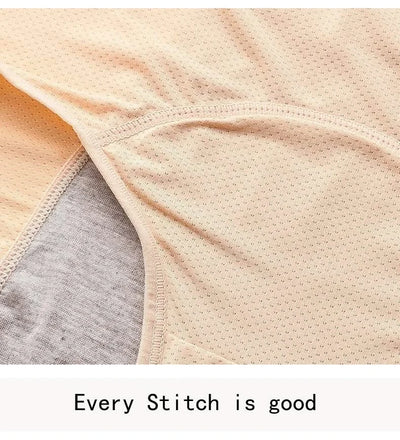 Leak Proof Menstrual Panties for Women, L-8XL Plus Size Cotton Underwear with Waterproof and Breathable Design for Periods