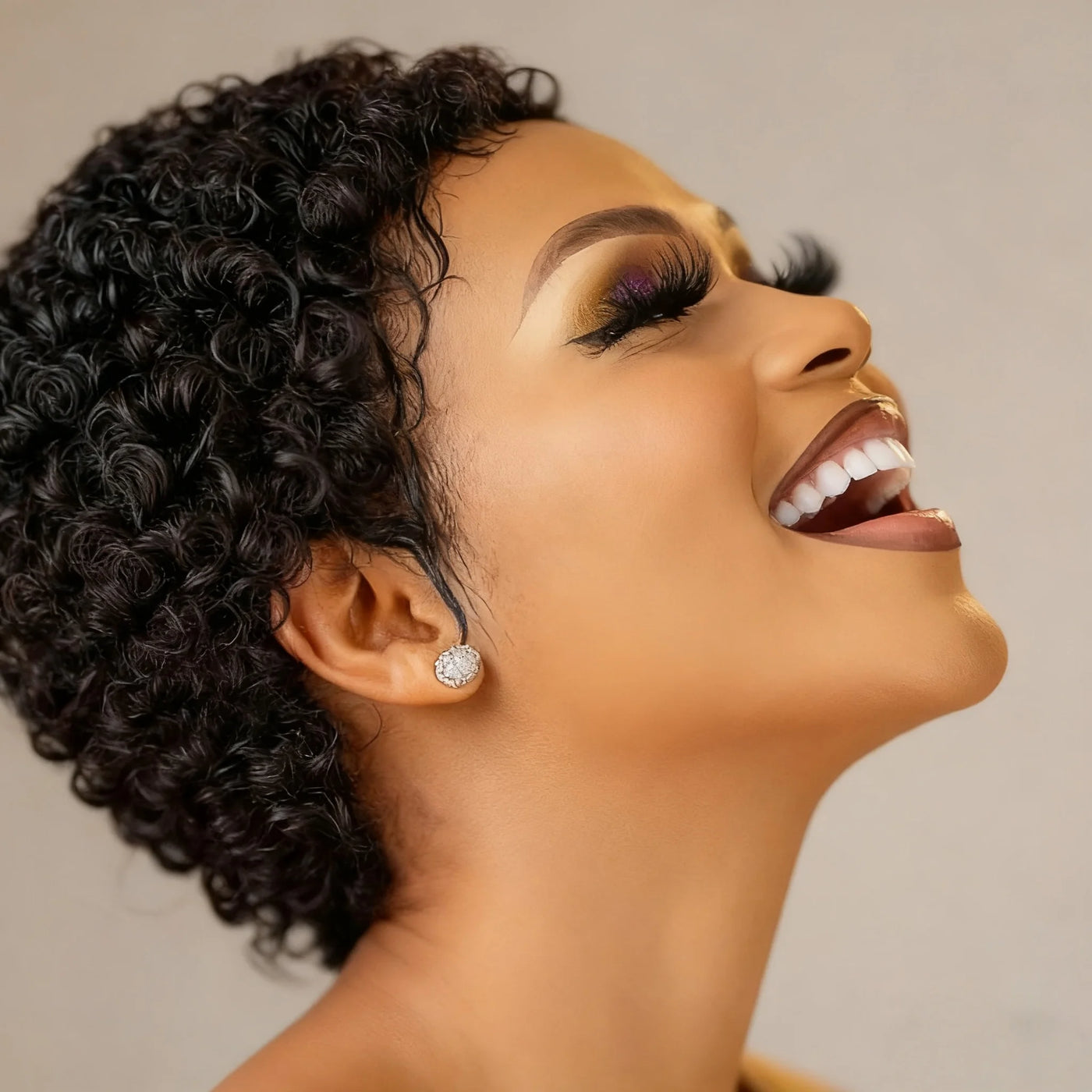 Short Curly Human Hair Wigs For Women Full Machine Made deep wave Wigs Human Hair Choice Cheap Wigs On Clearance Sale