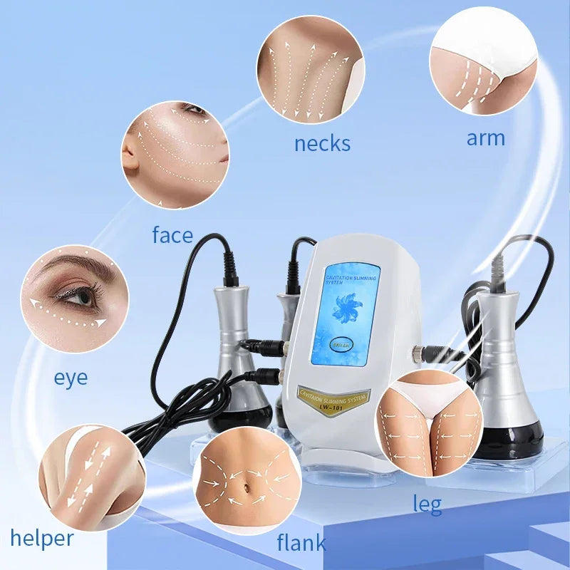 40K Cavitation Ultrasonic Weight Loss Body Slimming Machine Skin Lifting Massager RF Fat Burner Device Body Sculpting Machine