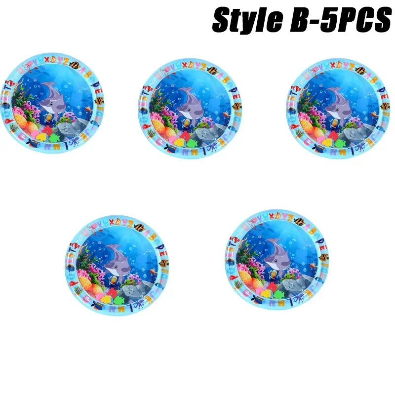 Summer Toys Baby Water Mat PVC Inflatable Cushion Infant Toddler Water Play Mat for Children Early Education Developing Baby Toy