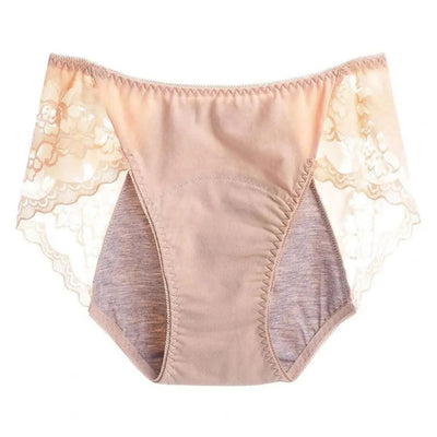 Women Lace Leakproof Lace Period Panties for Women Plus Size Butt-lifted Underwear with Design Mid Waist Elasticity Women