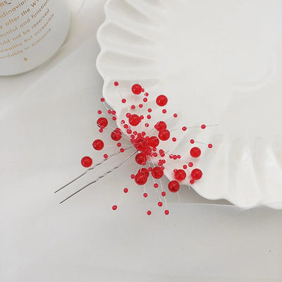 Fashion Crystal Wedding Hairpin Hair Accessories U-shaped Hairpins Bridal Hair Jewelry Rhinestone Women Hair Clips Headpieces