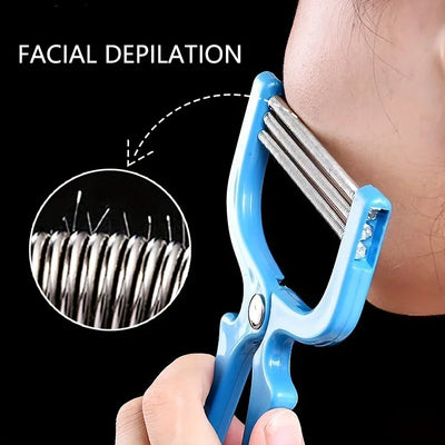1 PCs Facial Hair Remover Manual Removal Epilator Beauty ShavingThreading Tool For Women - Elanique