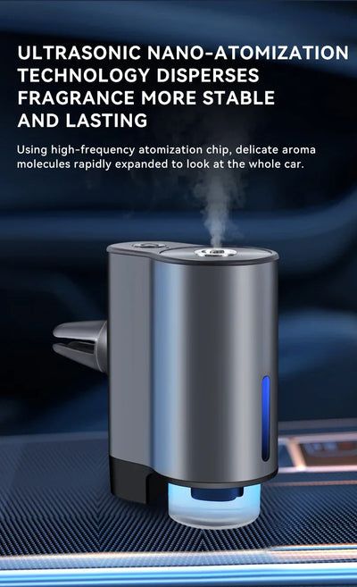 Humidifier Essential Oil Diffuser Smart Car Air Aromatherapy Diffuser, Fragrance Car Air fresheners with Three Adjustable