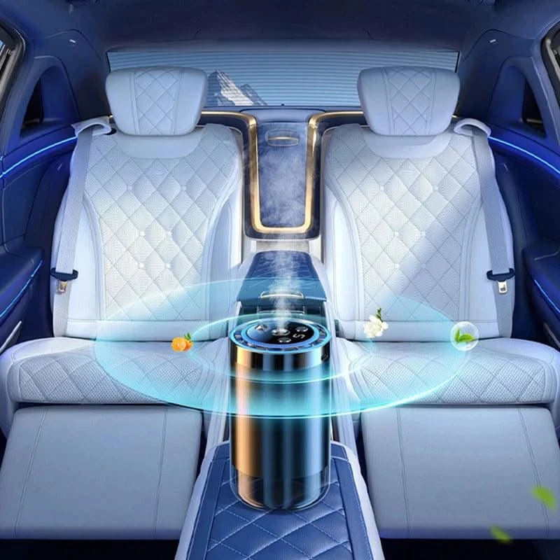 Car Air Humidifier Fragrance Diffuser Car Air Fresheners Perfume Essential Oil Diffuser Odor Eliminator Removing Humidifier