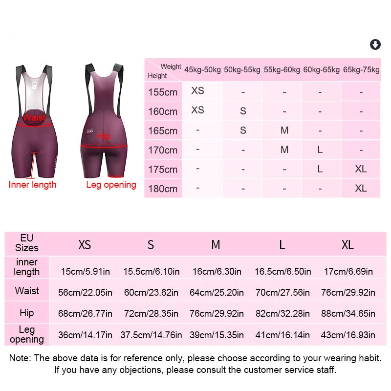 Women High-Waisted Cycling Shorts Road Bike Bib Pants with Shoulder Straps Mountain Racing MTB Shorts Non-slip Biking Clothing