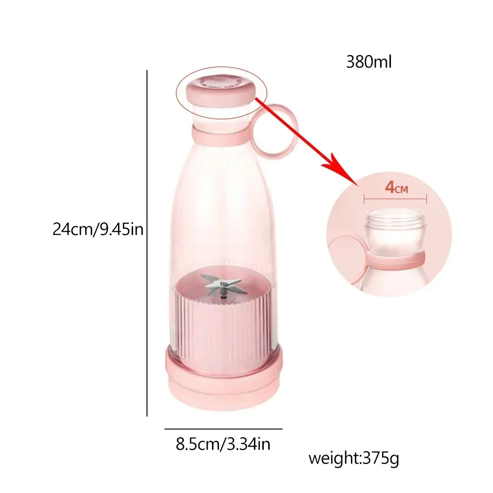 Portable Blender, Portable Blender for Shakes and Smoothies , Magnetic USB Fast Charging Mini Fresh Juice Mixer Bottle