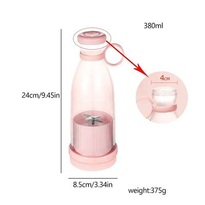 Portable Blender, Portable Blender for Shakes and Smoothies , Magnetic USB Fast Charging Mini Fresh Juice Mixer Bottle