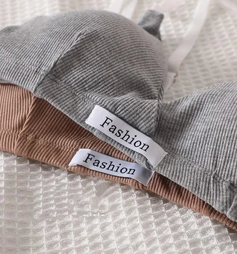 Women Cotton Bra And Panties Set