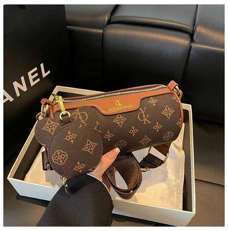 Famous designer popular classic elegant handbags leather ladies crossbody shoulder bag versatile and chic for evening