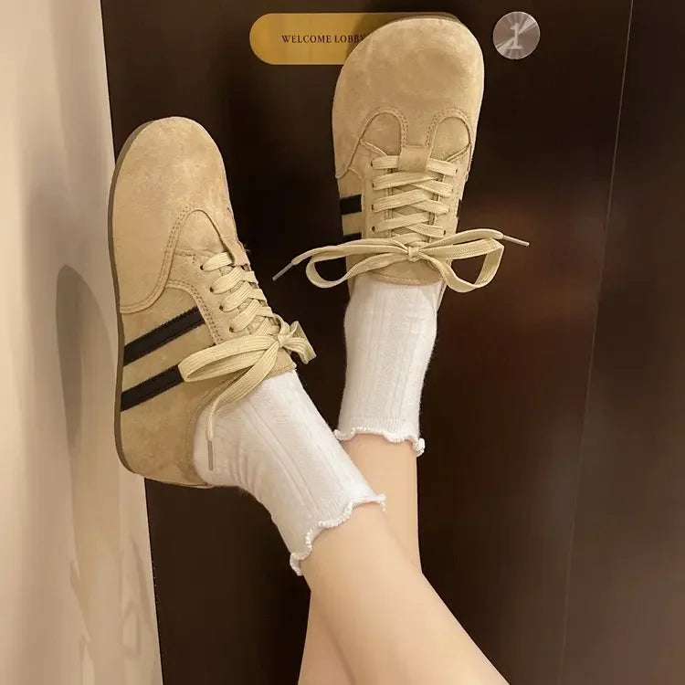 2025 Casual Sneakers Woman Shoes Slippers Flats Platform Sandals Mules NEW Brand Designer Lace Up Loafers Summer Womens Sneakers