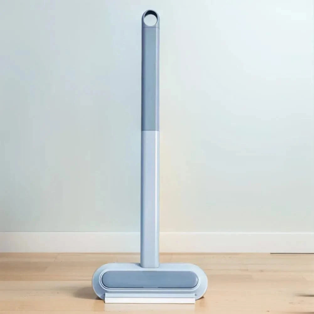 Pet Hair Remover Brush Dog Hair Cleaner Brush with Squeegee Carpet Bed Hair Cleaning Tool Long Handle for Carpet Bed Sofa