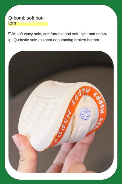 Anti-Skid Cartoon DIY Design Hole Soft Shoes | Baby | Kids Sandals | Children's Shoes | Slippers | Sandy Beach Slip-On Shoes For Toddlers