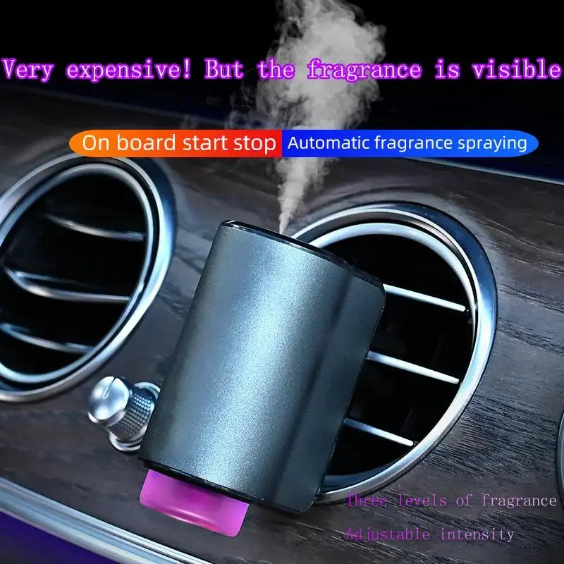 Car Air Vent Humidifier Aroma Humidifier Essential Oil Diffuser Auto Electric Air Diffuser Aroma Cars Air Freshener Perfume