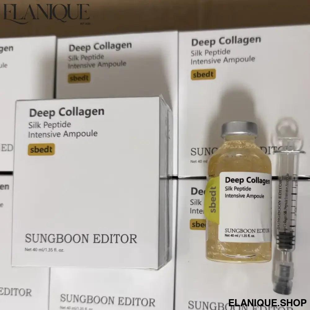 Korean Silk Collagen Peptide Serum Set – Deep Moisturiser & Retinol Capsule Cream