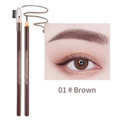 Waterproof Eye Brow Pencil Precise Brow Definer Black Grey Brown Gray Eyebrow Eyeliner Pen Long Lasting Eyes Makeup Cosmetics
