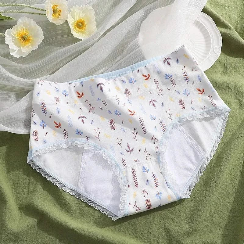 New Physiological Period Leak Proof Menstrual Panties Breathable Absorb a Small Amount Women Cotton Cute Lovely Underwear