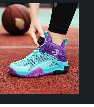 2025 New Children's Basketball Sports Shoes for Boys High Quality Running Kids Shoes Child Sneakers Non-Slip School Shoes - Elanique