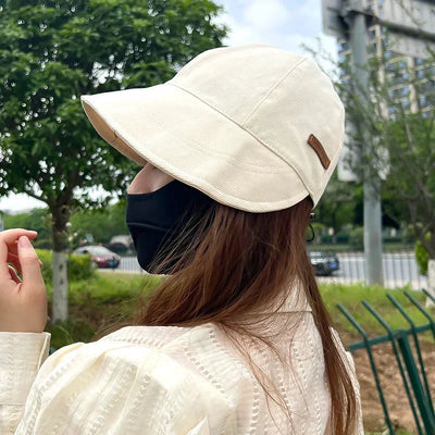 Women's Sunscreen UV Protection Hat UFP 50+ Fisherman Cap Sun Hat Portable Foldable Wide Brim Sun Bucket Hats Summer Adjustable