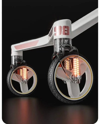 Baby stroller 0 to 3 years High view Shock absorption four wheels stroller folding Can sit or lie down lightweight baby stroller