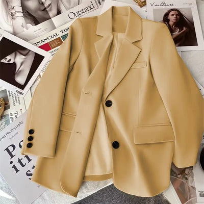Stylish Trendy Elegant Casual Blazer Women's Autumn Coat