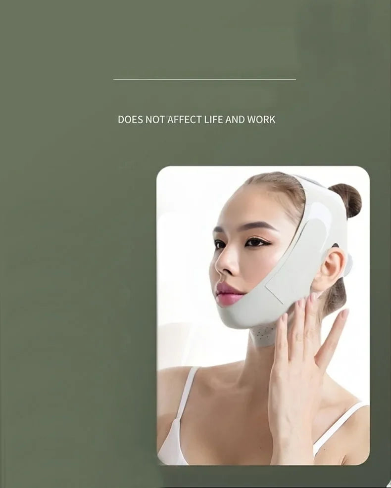 Portable Adjustable Face Tightening Bandage Face Lifting Belt Breathable V Shaped Slimming Bandage Resuable Facial Lifting Strap
