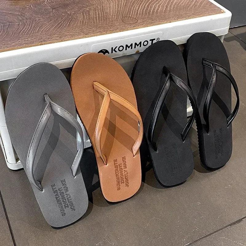 Women's Non-Slip Summer Flip Flops - Beach/Outdoor Casual Sandals, Fashion Slippers for Ladies, Comfortable Holiday Footwear