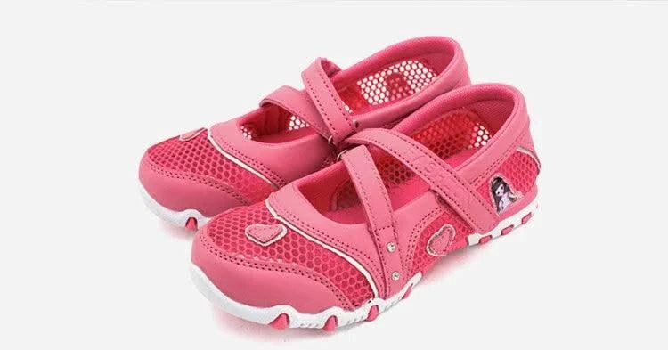 Cartoon Princess Non-slip Children Flat Shoes | Girls Summer Fashion | High Quality Mesh Sandals Kids
