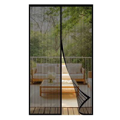 Magnetic Screen Door Screen Door Mesh Keep Bugs Out Heavy-Duty Mesh Curtain Pet and Kid Friendly Works with Front Doors