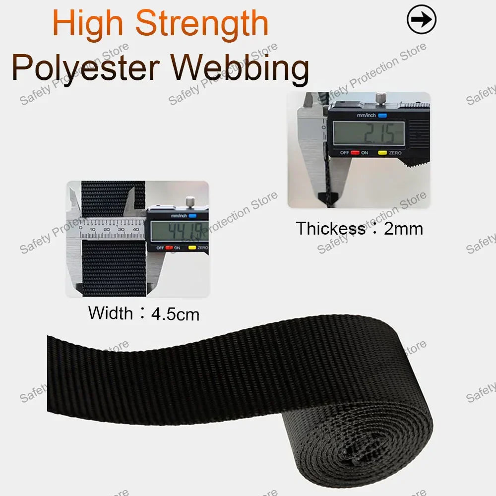 High Altitude Work Safety Harness Full Body 5-Point Safety Belt Outdoor Climbing Mountaineering Construction Rescue Equipment