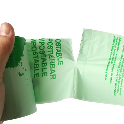 50PCS Biodegradable Pet Poop Bags 8L 10L Compostable Trash Liners for Kitchen Household Dog Cat Waste Eco-Friendly Garbage Bags