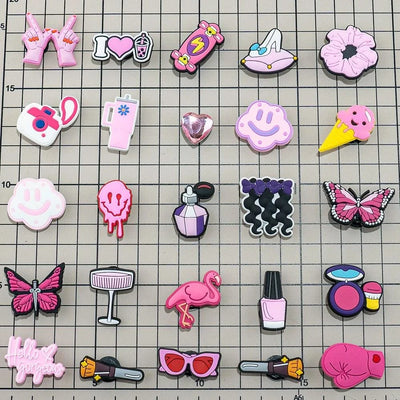 20//50/100pcs Random Shoe Charms for Women