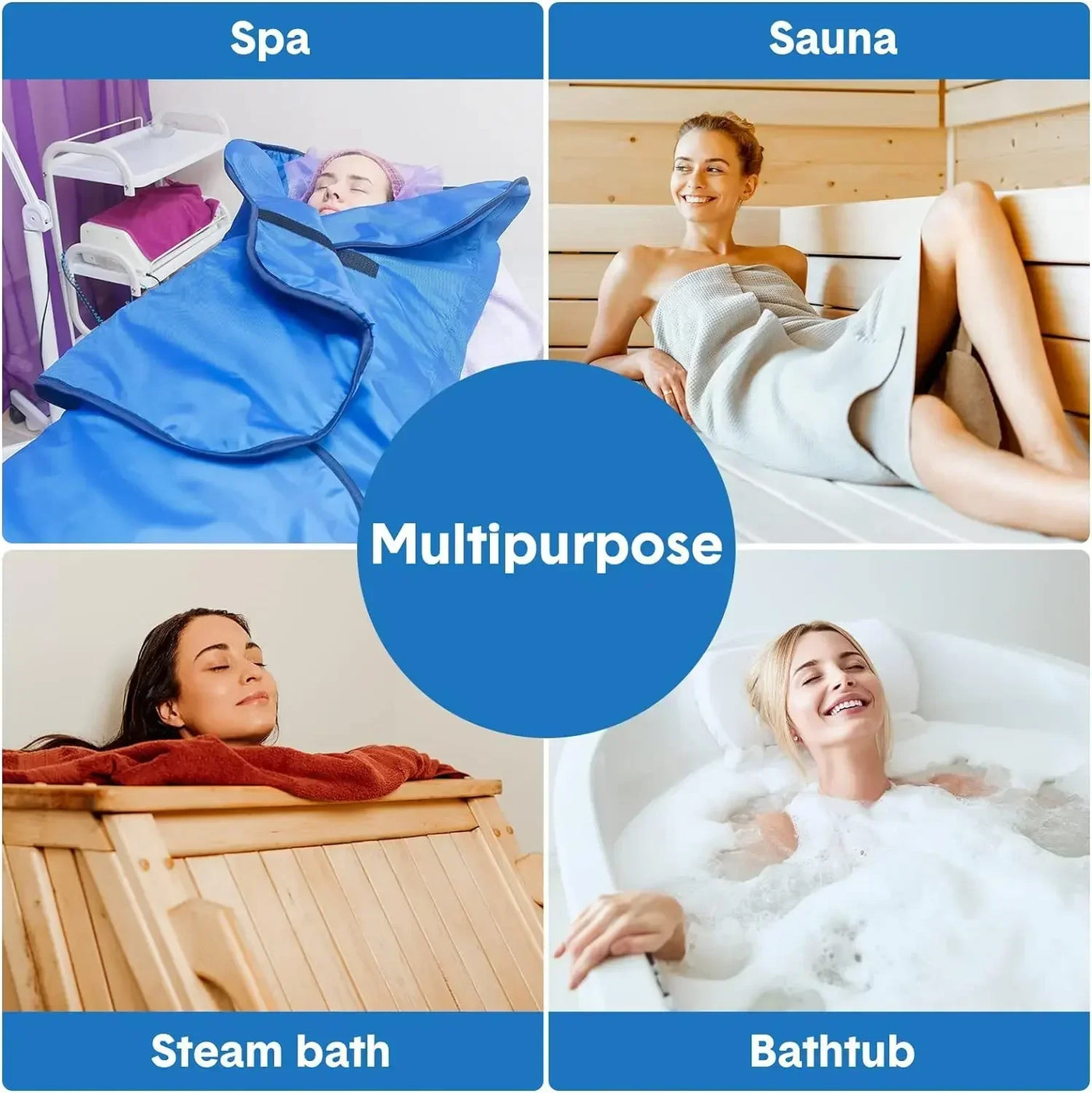 100 Pack Disposable Sauna Bags Plastic Body Wrap Sauna Blanket Liners  Thickened Sauna Wrap for Infrared