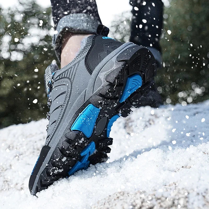 Men's Sneakers Outdoor Low-top Men's Hiking Shoes for Mountain Climbing and Warmth Men's Boots Outdoor Hiking Boots Work Shoes