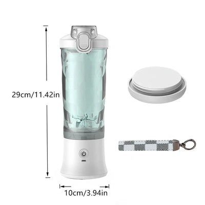 Portable Blender, Cordless, 18oz. Vessel, Personal Blender-for Shakes & Smoothies, BPA Free, Leakproof-Lid  USB-C Rechargeable