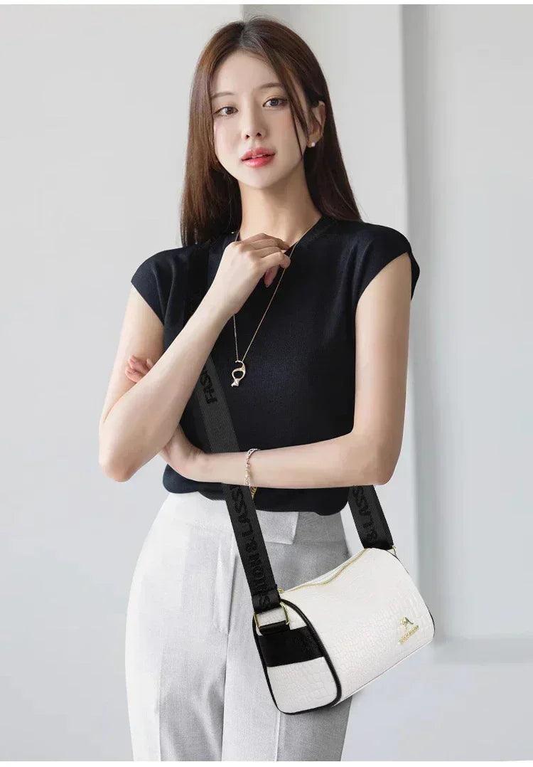 2024 luxury designer large capacity handbag women bags high quality messenger bag leather casual shoulder crossbody