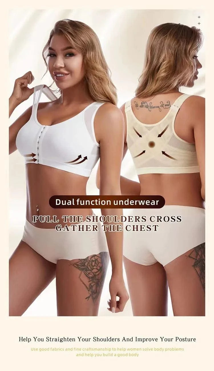 Front Closure Posture Bra Women