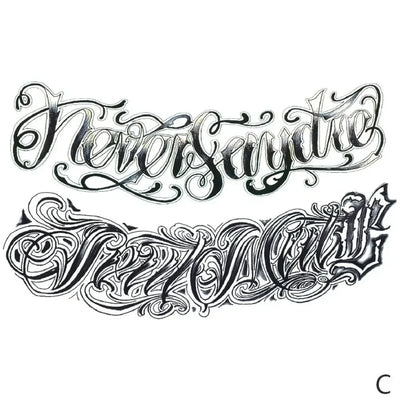 Temporary Tattoos Men Shoulder Tattoos Large Chest Body Sexy Tattoo Sticker Waterproof Tatoo Fake Make Up Pattern Stickers