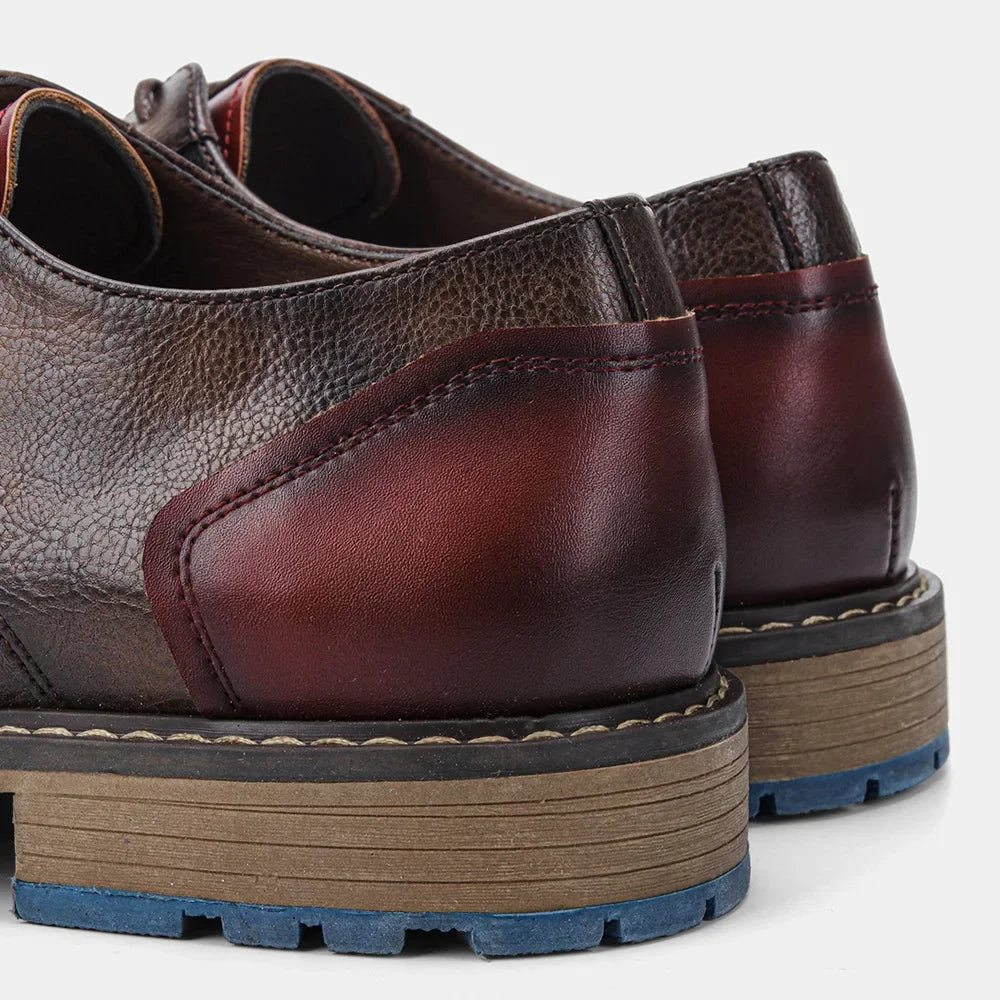 Men's Formal Shoes British Retro Brogue Shoes Mens Casual Business Leather Oxfords Men Office Dress Shoe Flats