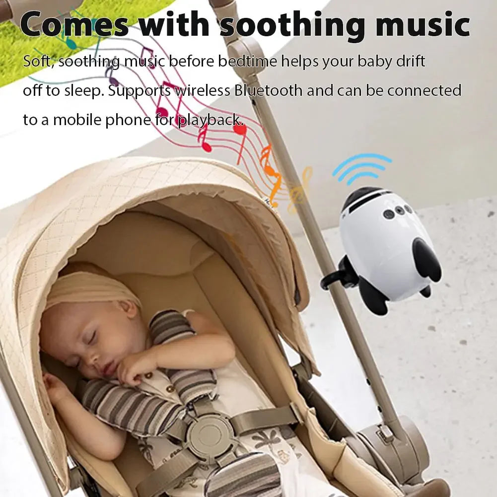 Baby Stroller Rocker accessories | Portable Automatic Infant Swing Sleep Soother with White Noise & Bluetooth
