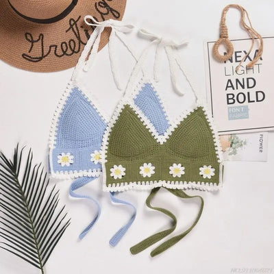 Sexy Top Women Crochet Boho Beach Camisoles