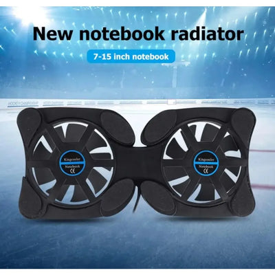 Cooler Stand Laptop Cooler Low Noise Cooling Portable Ultra Slim Gaming Laptop Cooling Pad Prevent Overheatin for 13inch Laptop