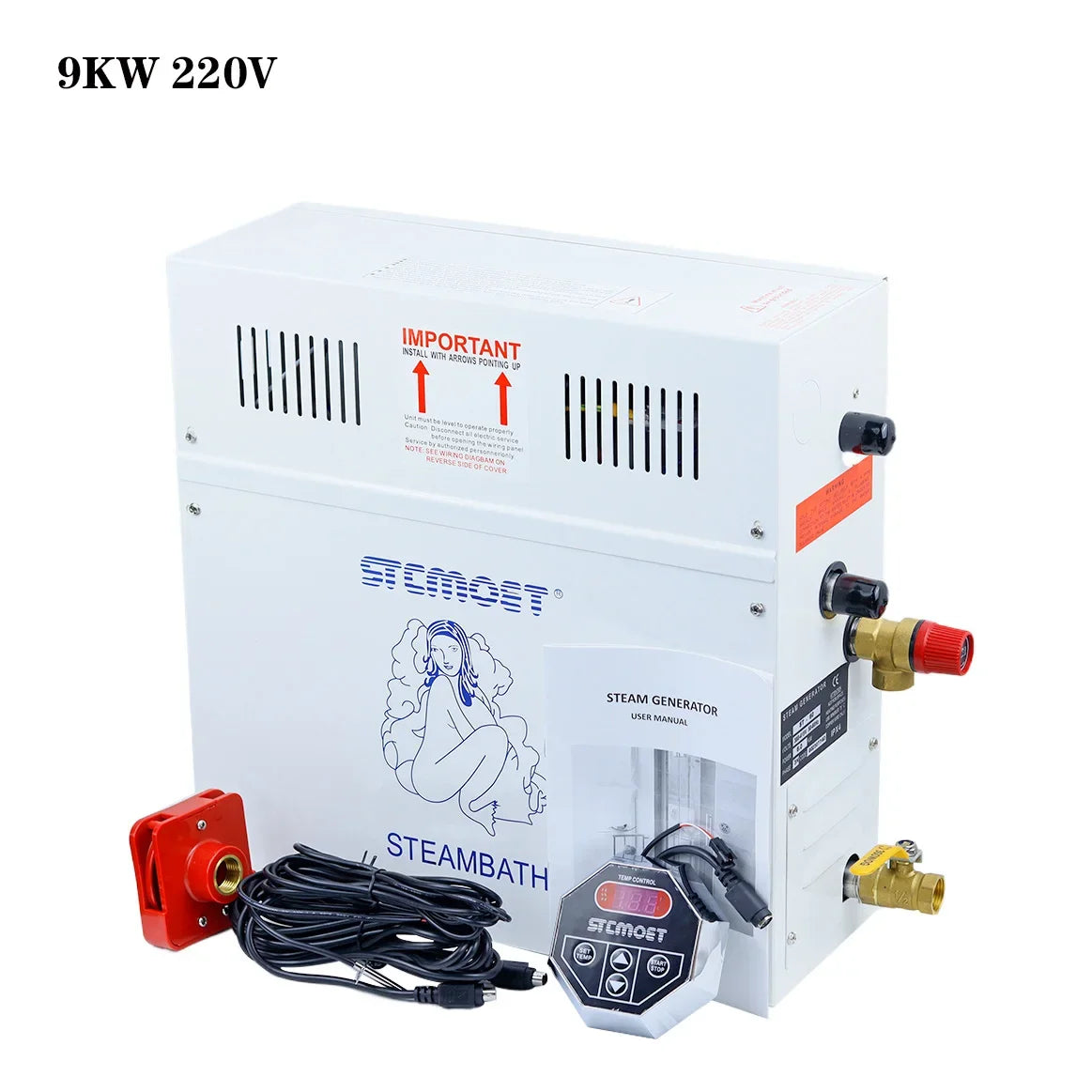 Steam Generator 220V/380V Home Steam Maker Machine Sauna Bath SPA Steam Shower Digital Controller Mist Making Machine