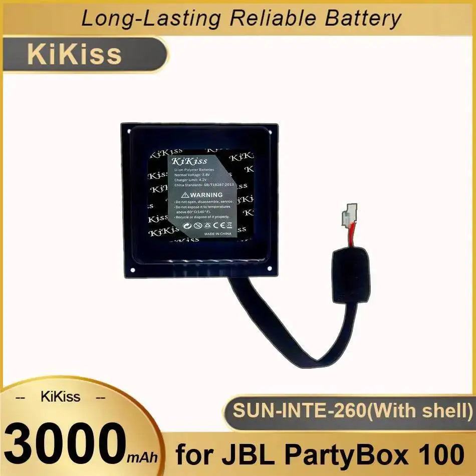 Speaker Battery For Jbl Partybox 100 Sun-Inte-260 With Shell Reliable Replacement 3000Mah Safe