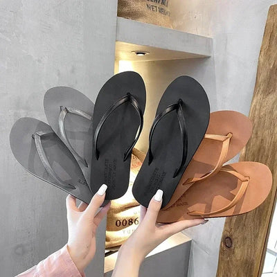 Women's Non-Slip Summer Flip Flops - Beach/Outdoor Casual Sandals, Fashion Slippers for Ladies, Comfortable Holiday Footwear
