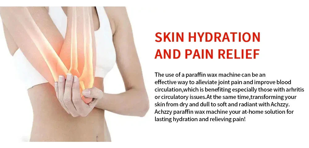 Paraffin Wax Bath Spa Kit for Hands & Feet - Professional Wax Warmer Machine with Moisturizing Hydrating Gloves & Socks