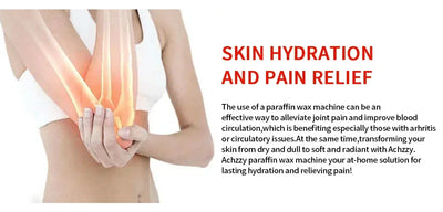 Paraffin Wax Bath Spa Kit for Hands & Feet - Professional Wax Warmer Machine with Moisturizing Hydrating Gloves & Socks