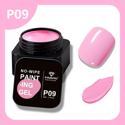 CHUNSU 3 In 1 Spider Gel Nail Polish No Wipe Functional UV Gel Creative Wire Drawing Liner Soak Off Magic Powder 5ML Clear  DIY