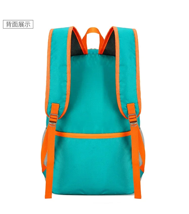 Outdoor Backpack Oxford Buden Mountain Riding Backpack Ultra Light Multifunctional Casual Foldable Backpack Large Capacity