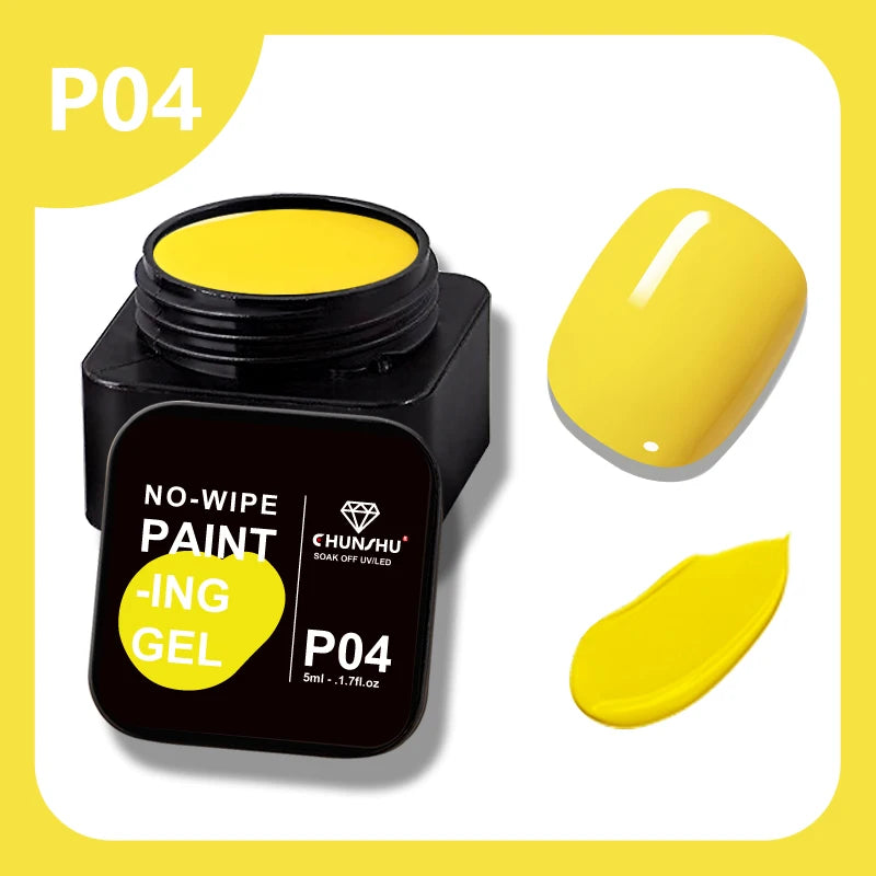 CHUNSU 3 In 1 Spider Gel Nail Polish No Wipe Functional UV Gel Creative Wire Drawing Liner Soak Off Magic Powder 5ML Clear  DIY